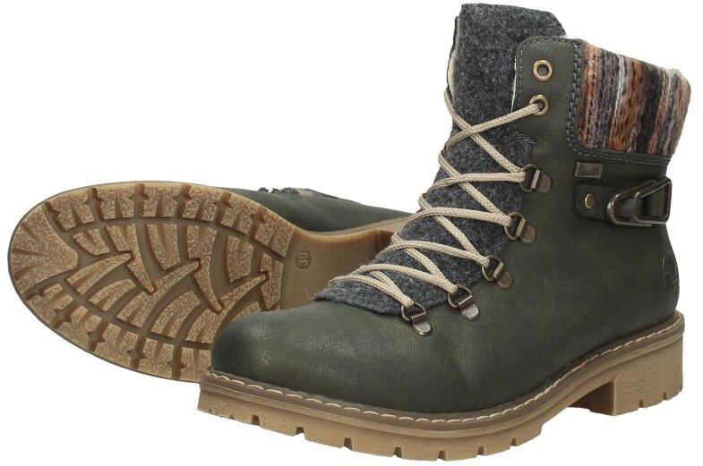 Rieker Dames veterschoenen groen