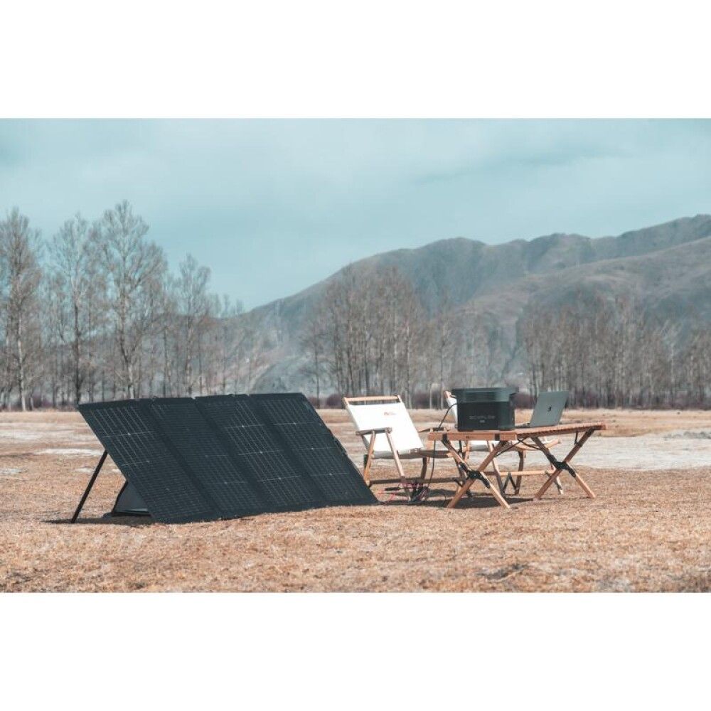 SOLCELLEPANEL ECOFLOW BÆRBAR DOBBELSIDET 220W