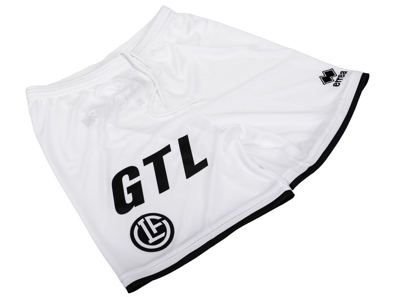 FC Lugano Shorts Home 25/26 L, Weiss Leichte, strapazierfähige Shorts