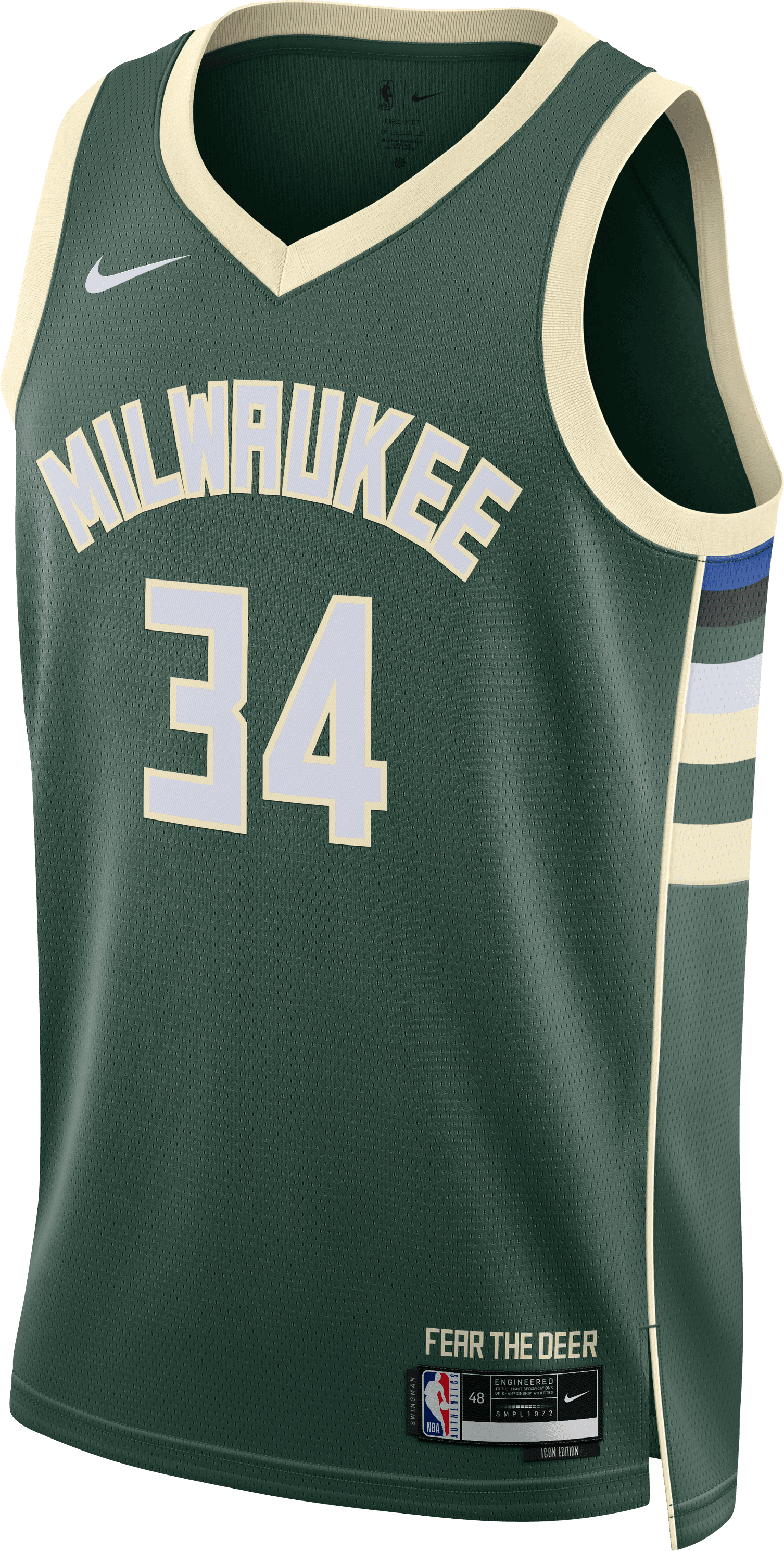 Nike Milwaukee Bucks Milwaukee Bucks NBA Giannis Antetokounmpo 2022/2023 T-Shirt Grün F323