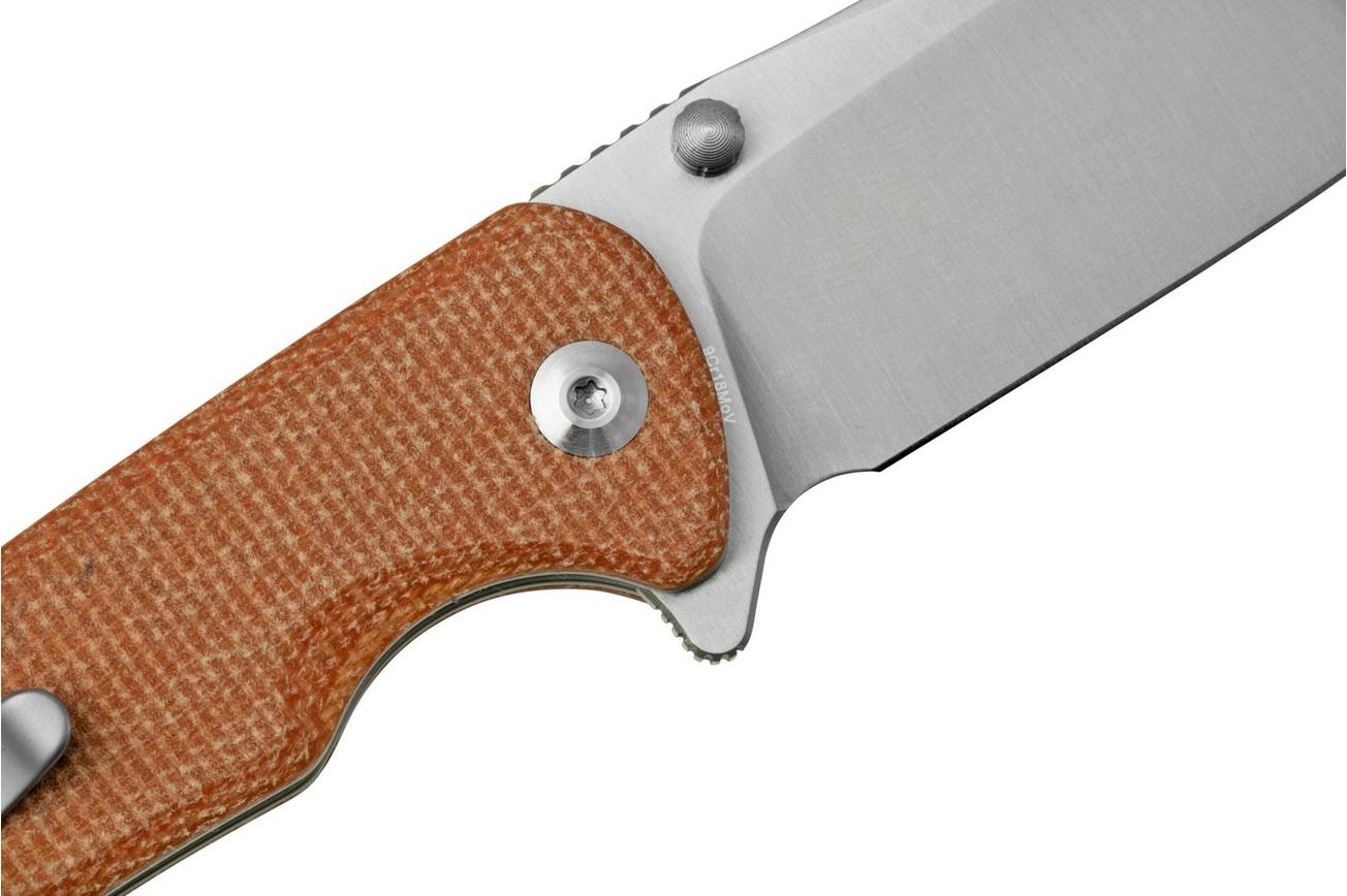 SENCUT Sachse S21007-3 Brown Micarta zakmes