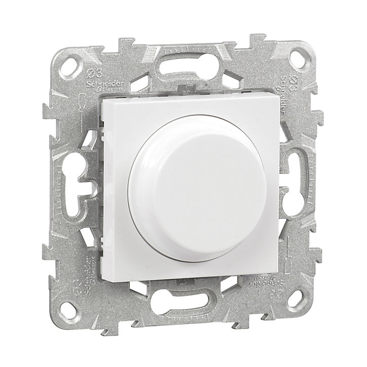 Mécanisme variateur universel Schneider Electric Unica Déco blanc