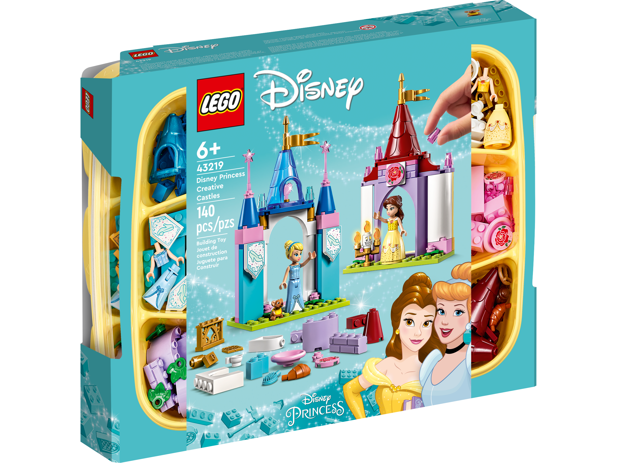 Castelos Criativos das Princesas Disney 43219