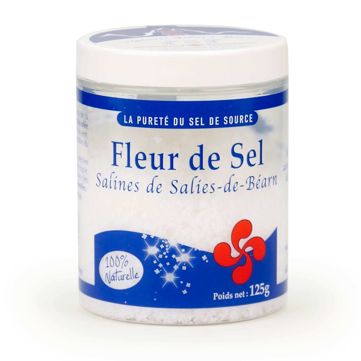 Fleur de sel de source du Béarn - pot plastique
