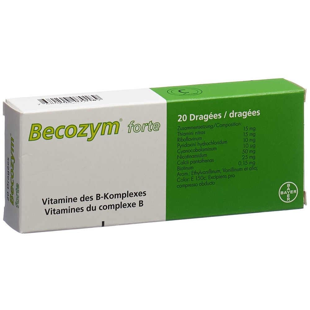 BECOZYM forte Drag Blist 20 Stk