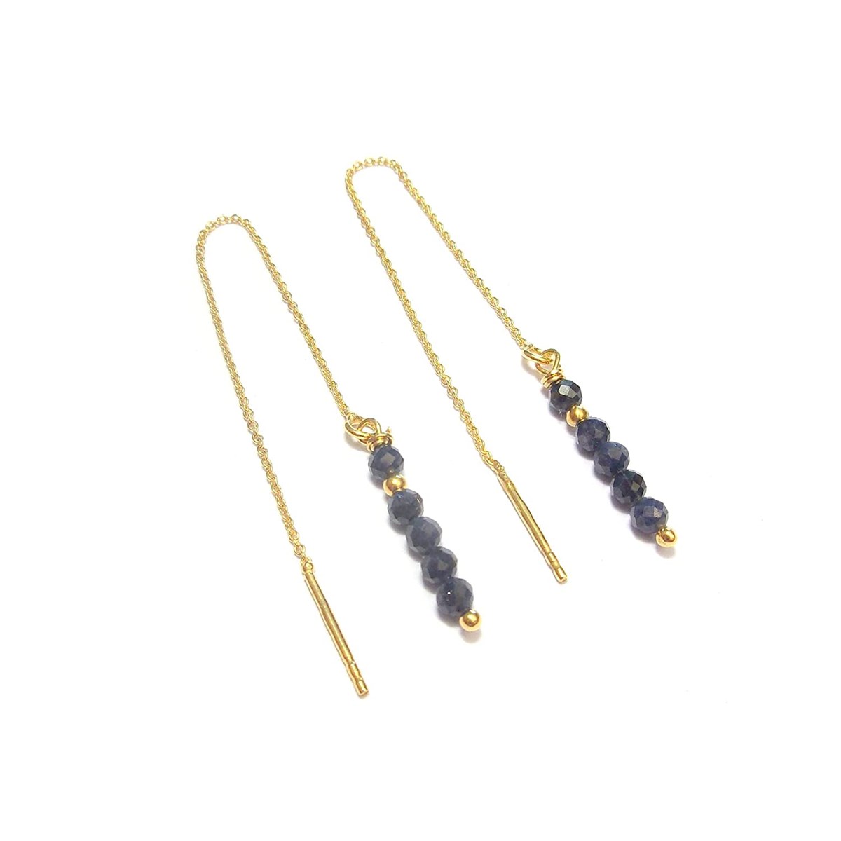 Boucles D'Oreilles Saphir