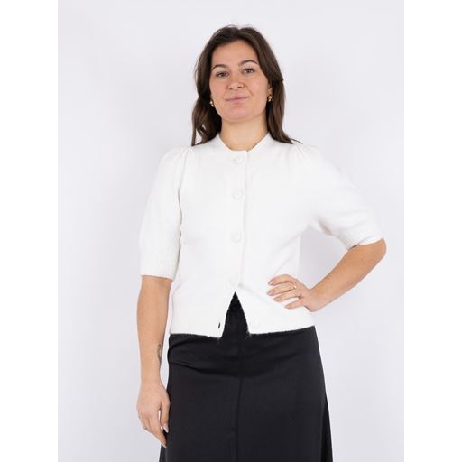Neo Noir Trudy Knit Cardigan, Off White, 34