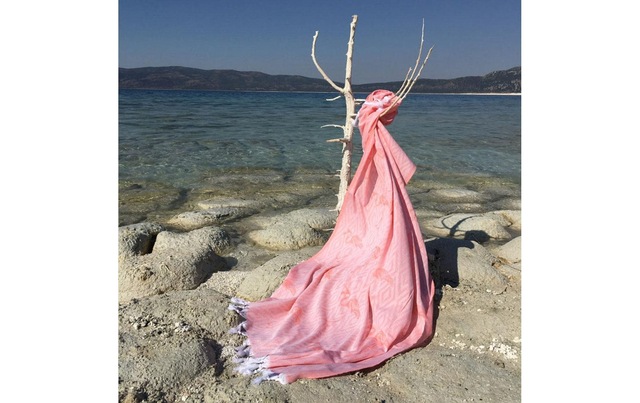 Strandtuch »Foutastic Flamingo Rosa«