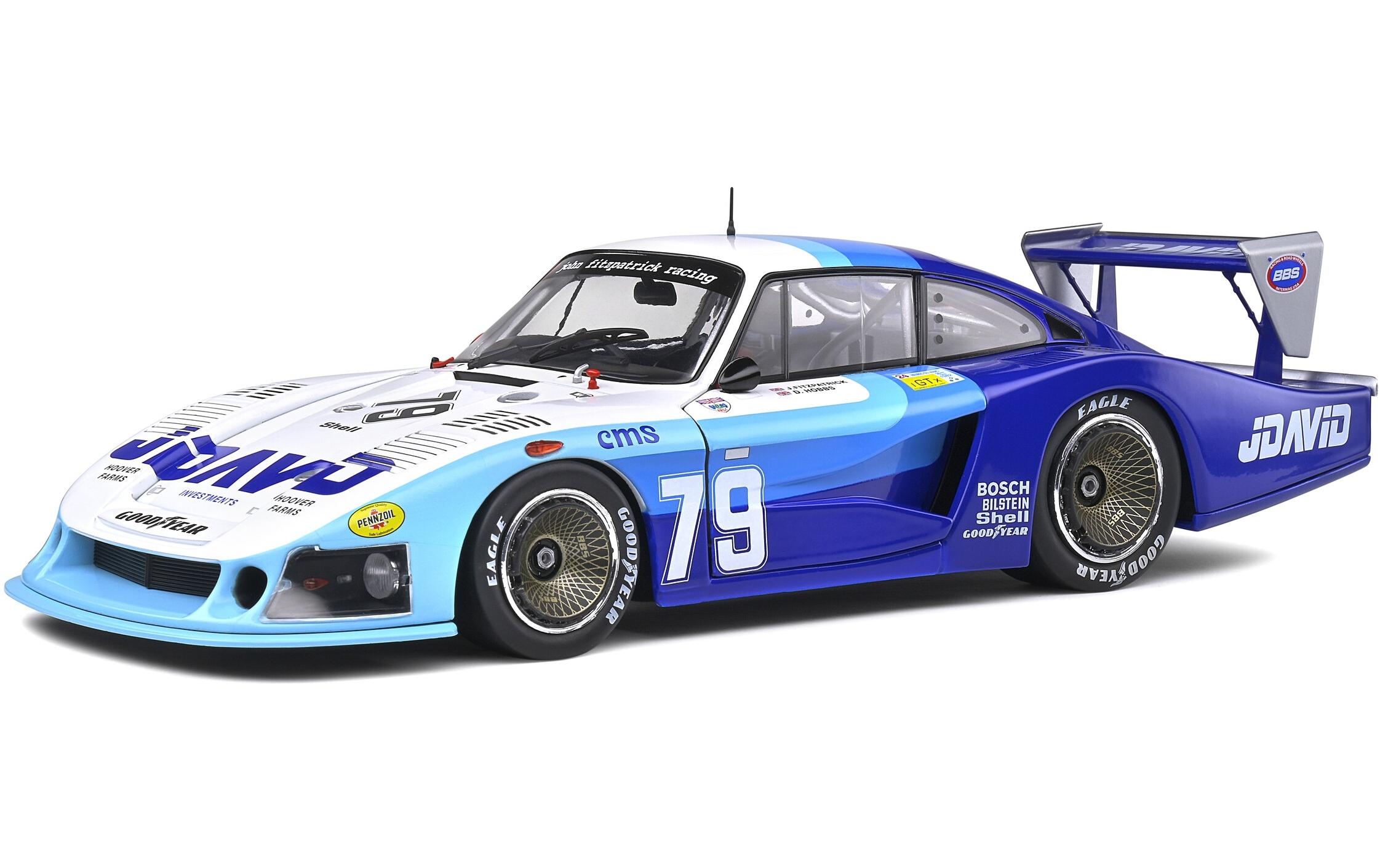 Rennwagen Porsche 935 Mobydick #79 1:1824H von Le Mans1982 #79 Fitzpatrick / Hobbs