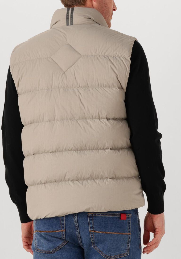 beige canada goose bodywarmer crofton vest bodywarmer