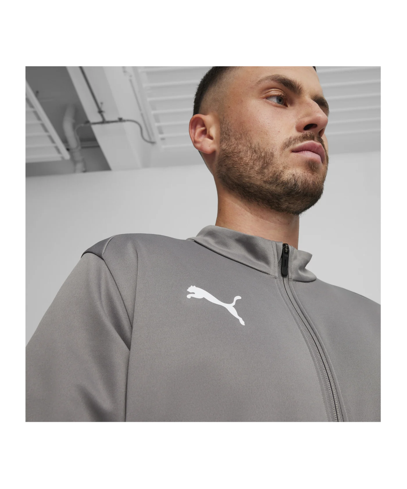 PUMA teamGOAL Trainingsjacke Grau F13