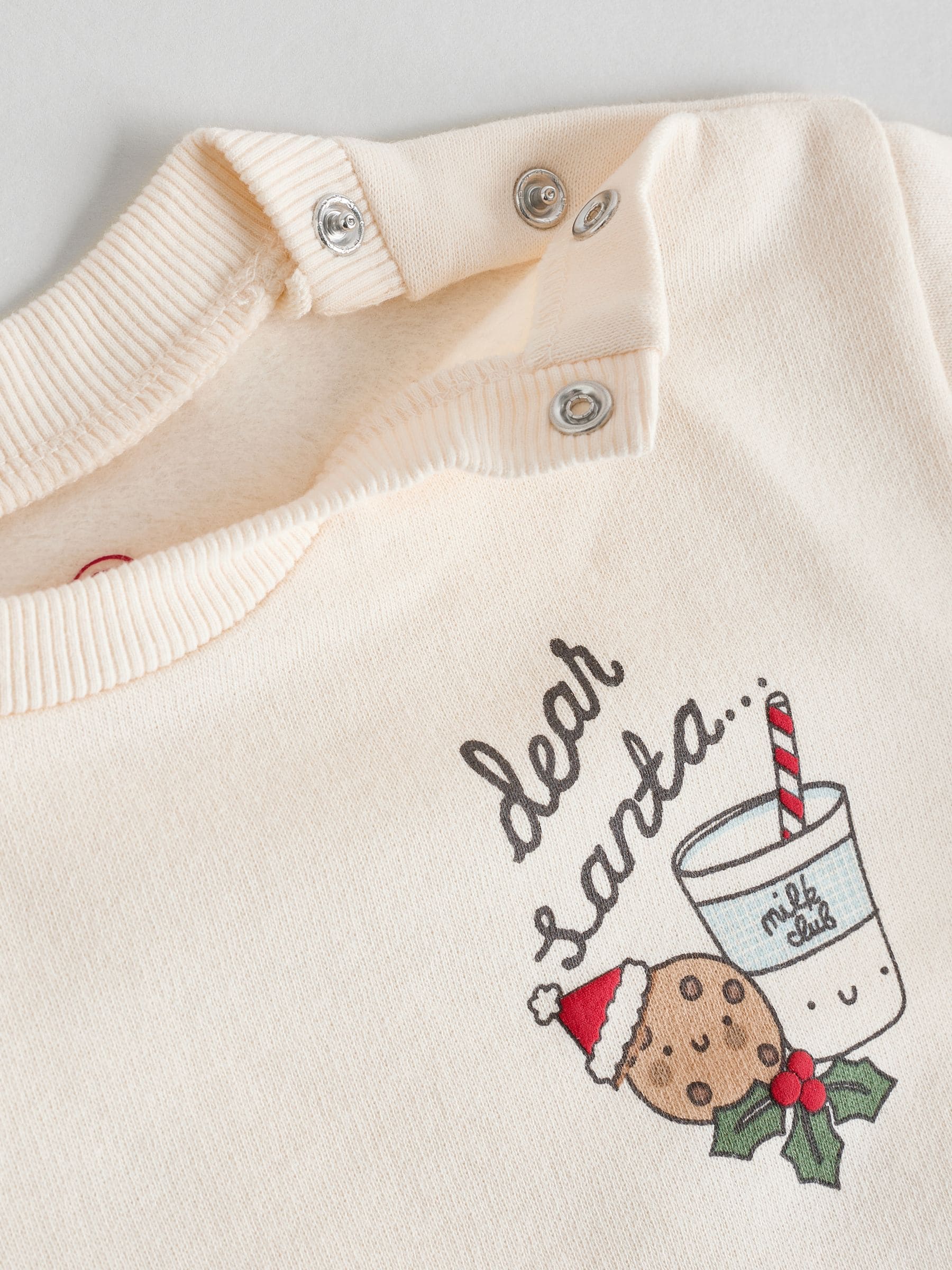 Rood met grafische print - Kerstmis Sweat en Joggingbroek Baby Set (0mnd-2jr)