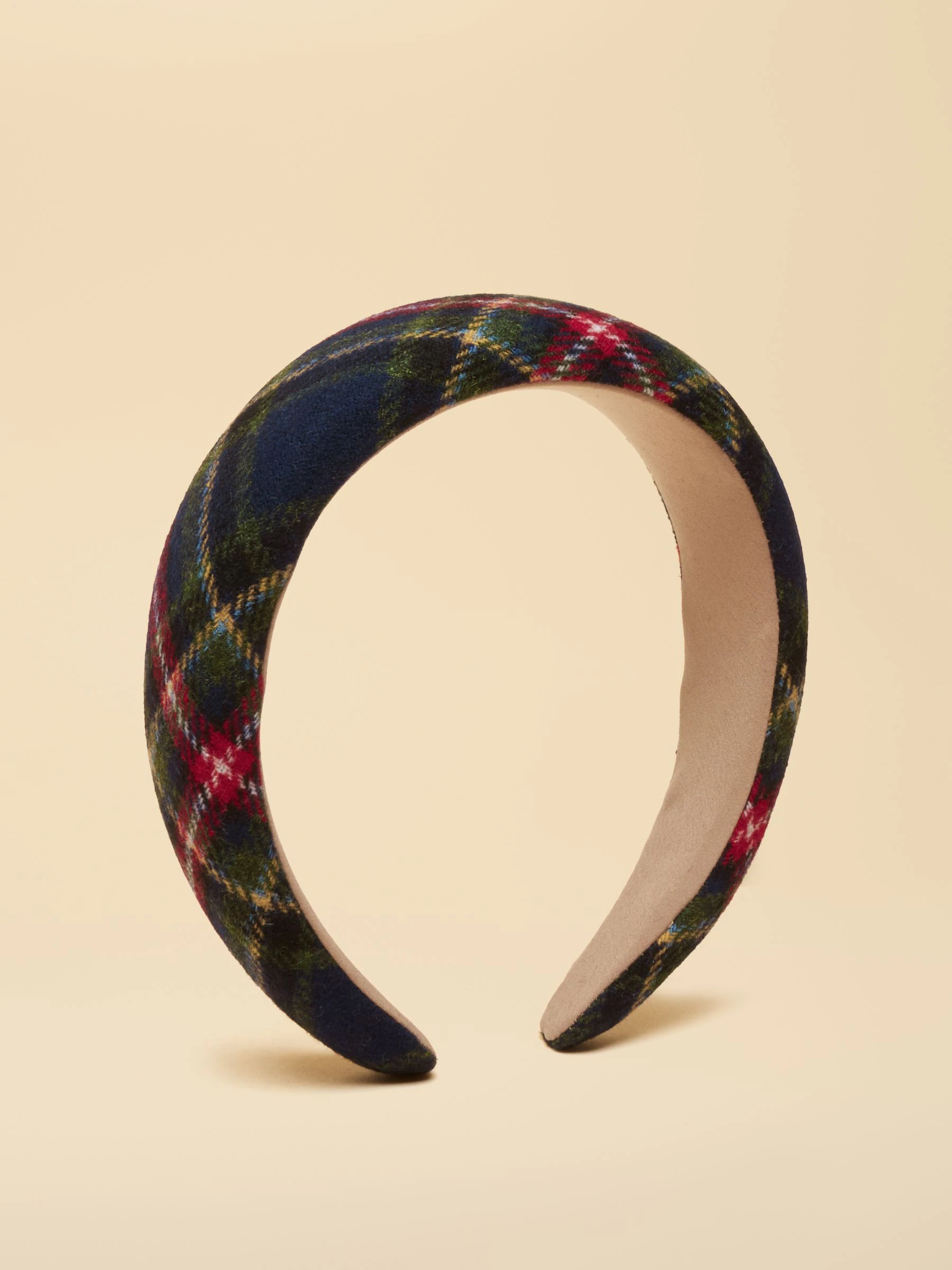 Groen/marineblauw - Joules Tessie Tweed Headband