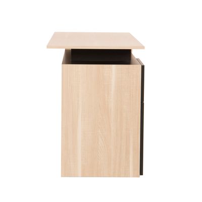 Bureau droit INDUS avec rangement - L. 120 x P. 55 x H. 75 cm