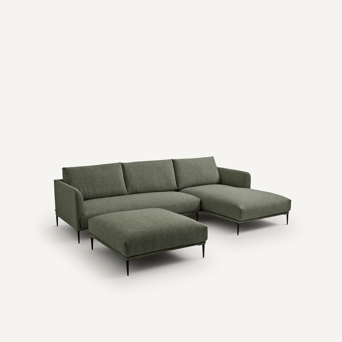 AM.PM<br>Puf XL com efeito bouclette mesclado, Oscar