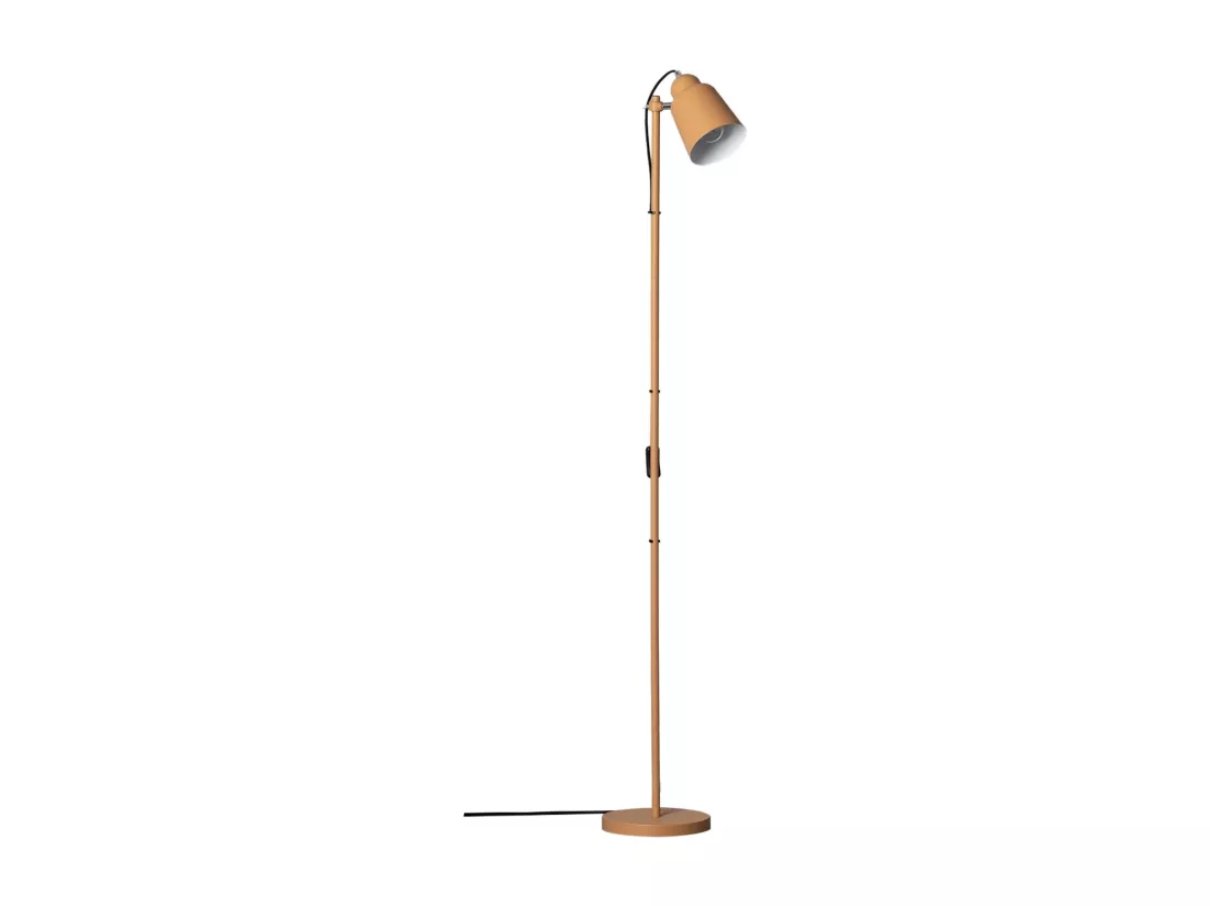Lampadaire intérieur métal camel H 145cm Rémi