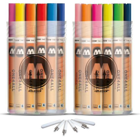 Molotow One4All 127HS 2 mm Complete Kit by MolotowAcrylmarker - 2 mm