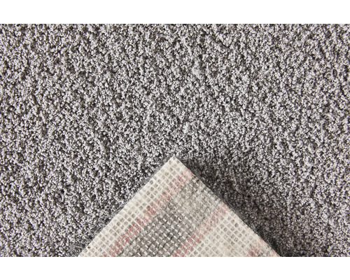 Shag Softness zilverkleurig tapijt, 400 cm breed (per meter verkocht)