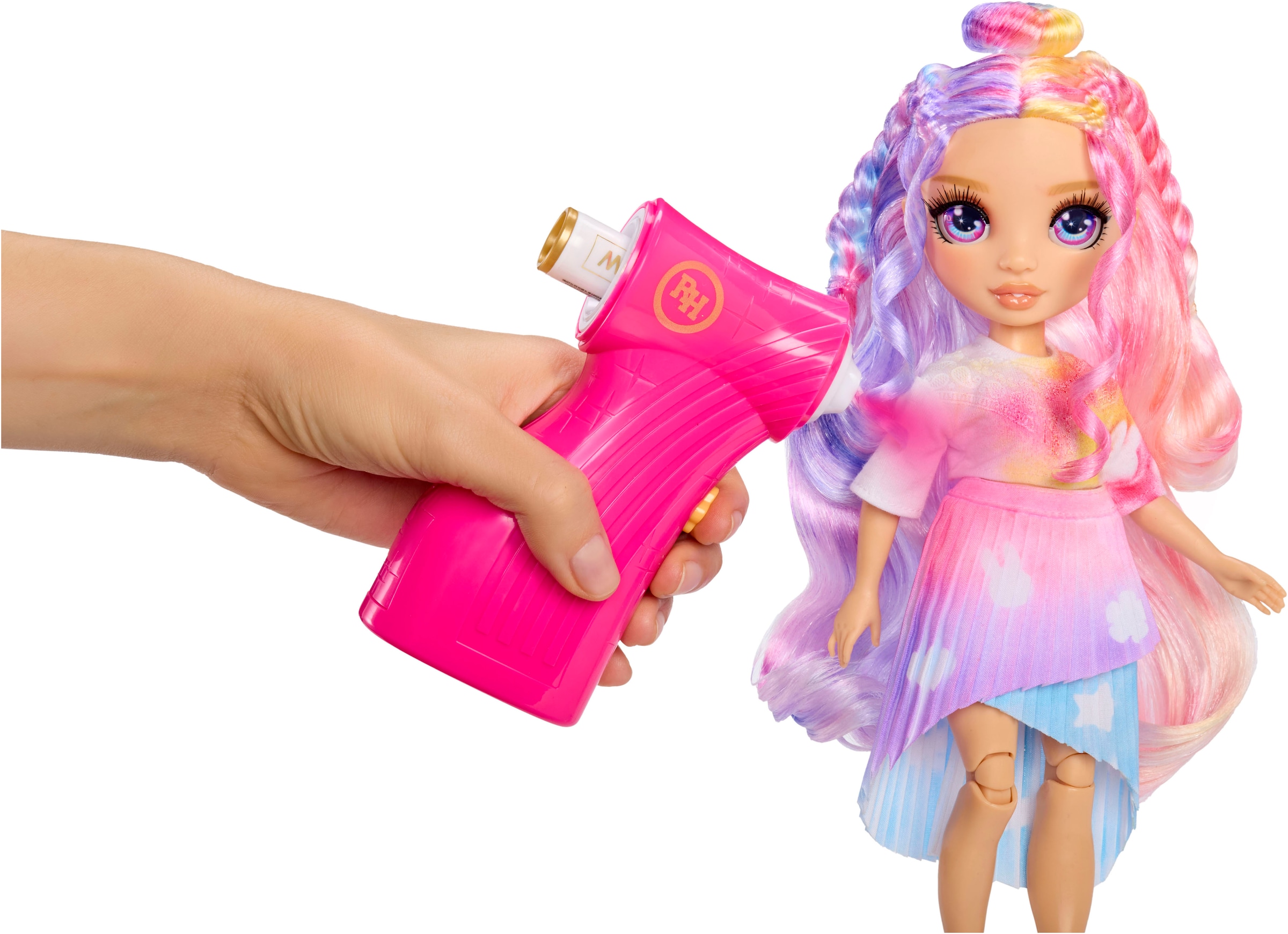 RAINBOW HIGH Anziehpuppe »Air Brush & Create Fashion Dolls - Purple Eyes«