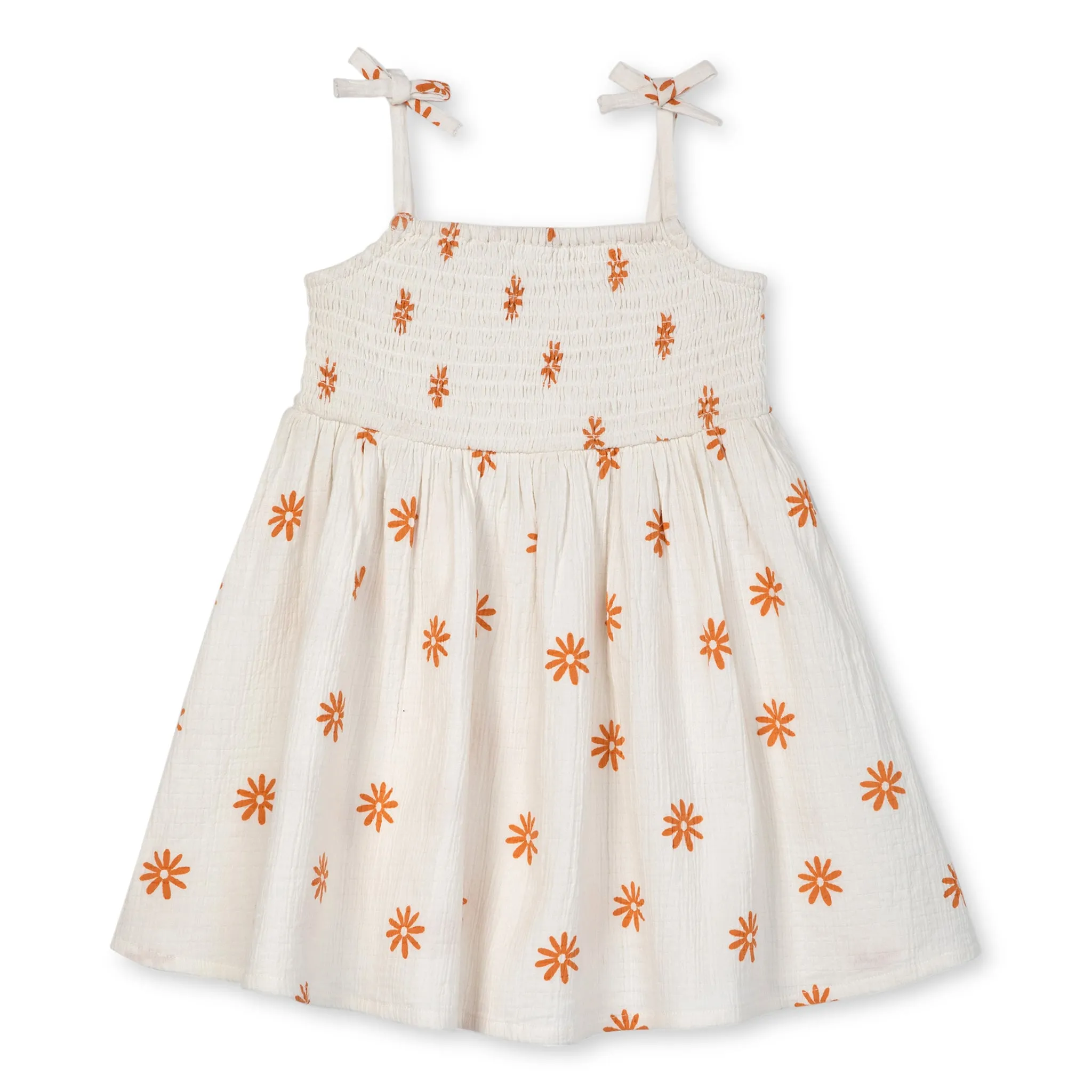 Rise Little Earthling Robe Nid d'Abeille Boho 2-6ans