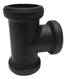 Mueller koppel-teestuk 32mm zwart