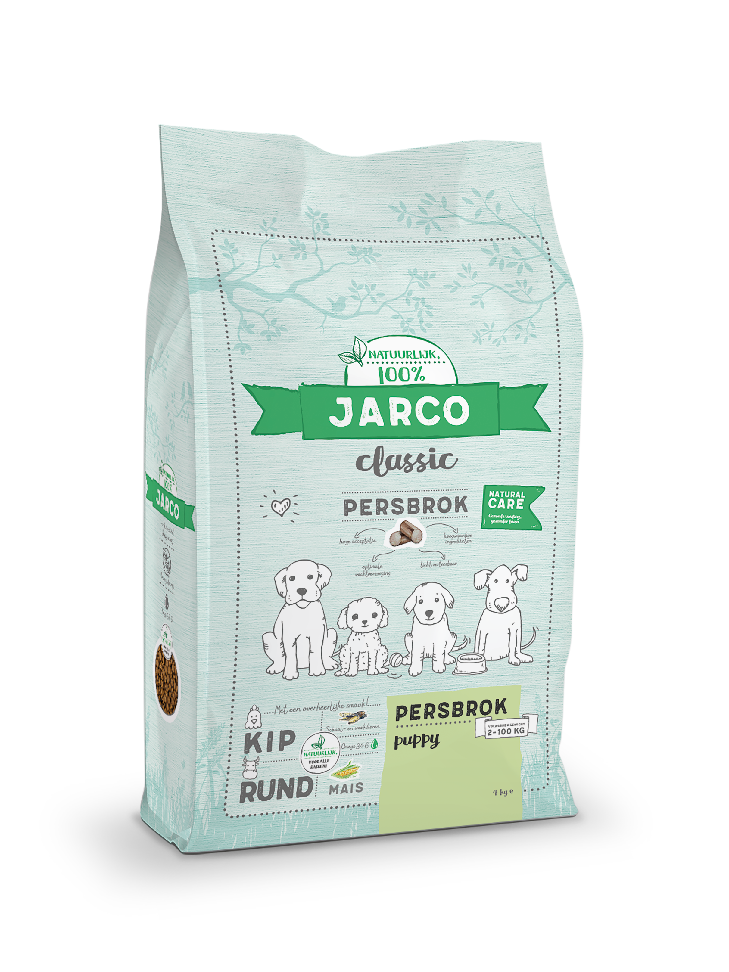 Jarco Dog Classic Pup - Hondenvoer - 15 Kilogram - kip, rund