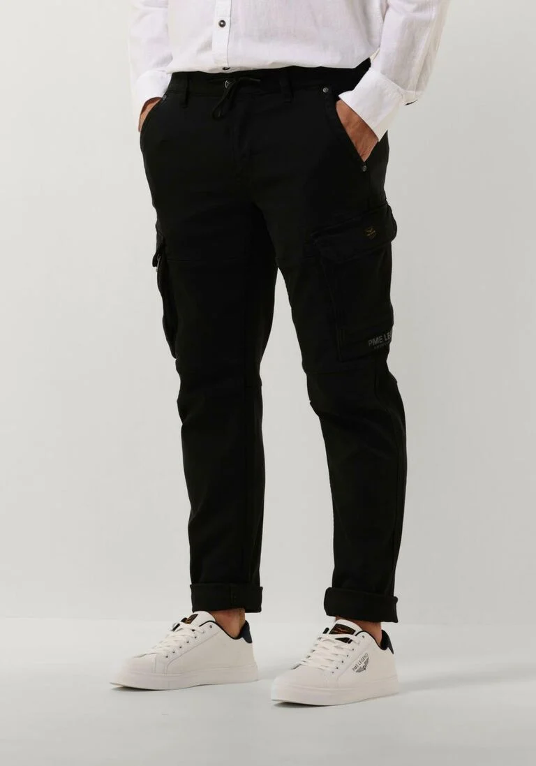 PME LEGEND zwarte pme legend cargobroeken expedizor cargo colored sweat