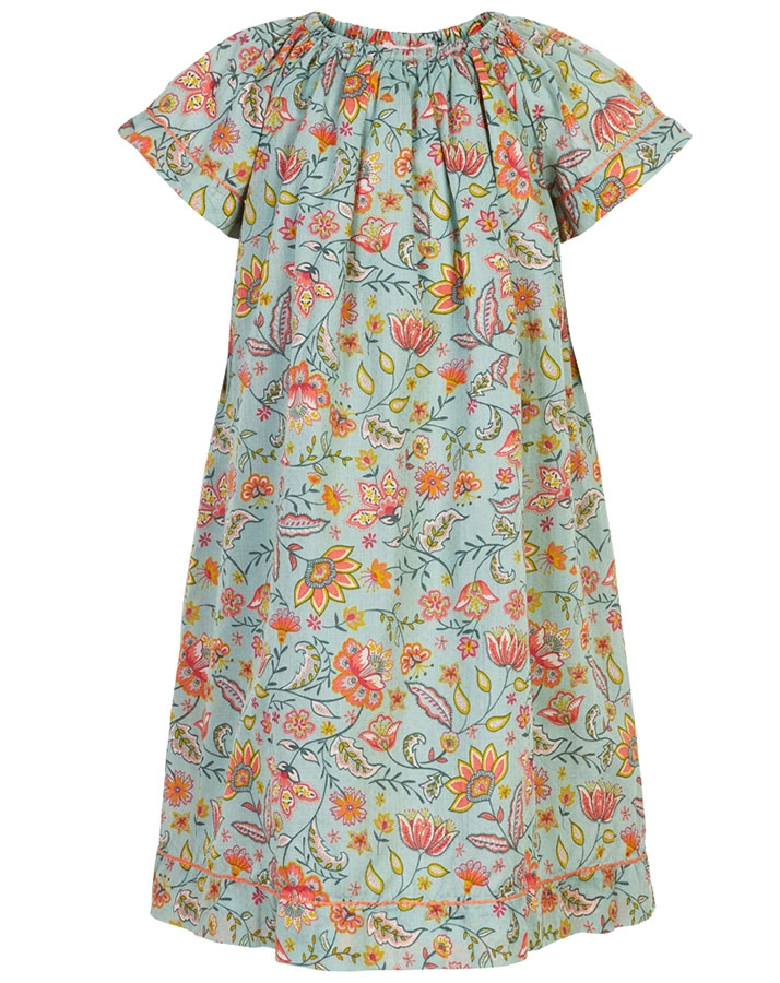 Kleid MINI POET in aqua grey