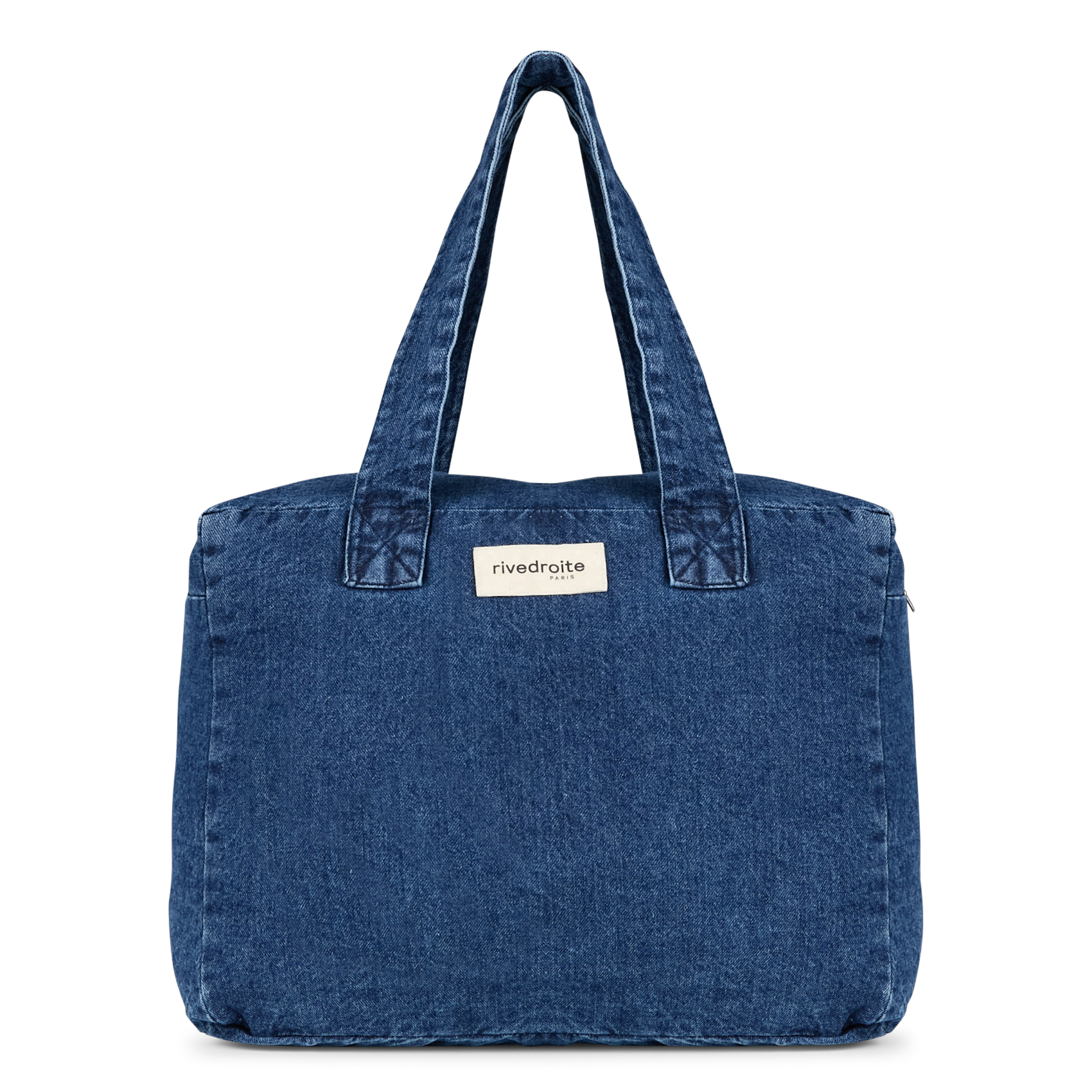 CELESTIN - Sac week-end en denim de coton | Bleu