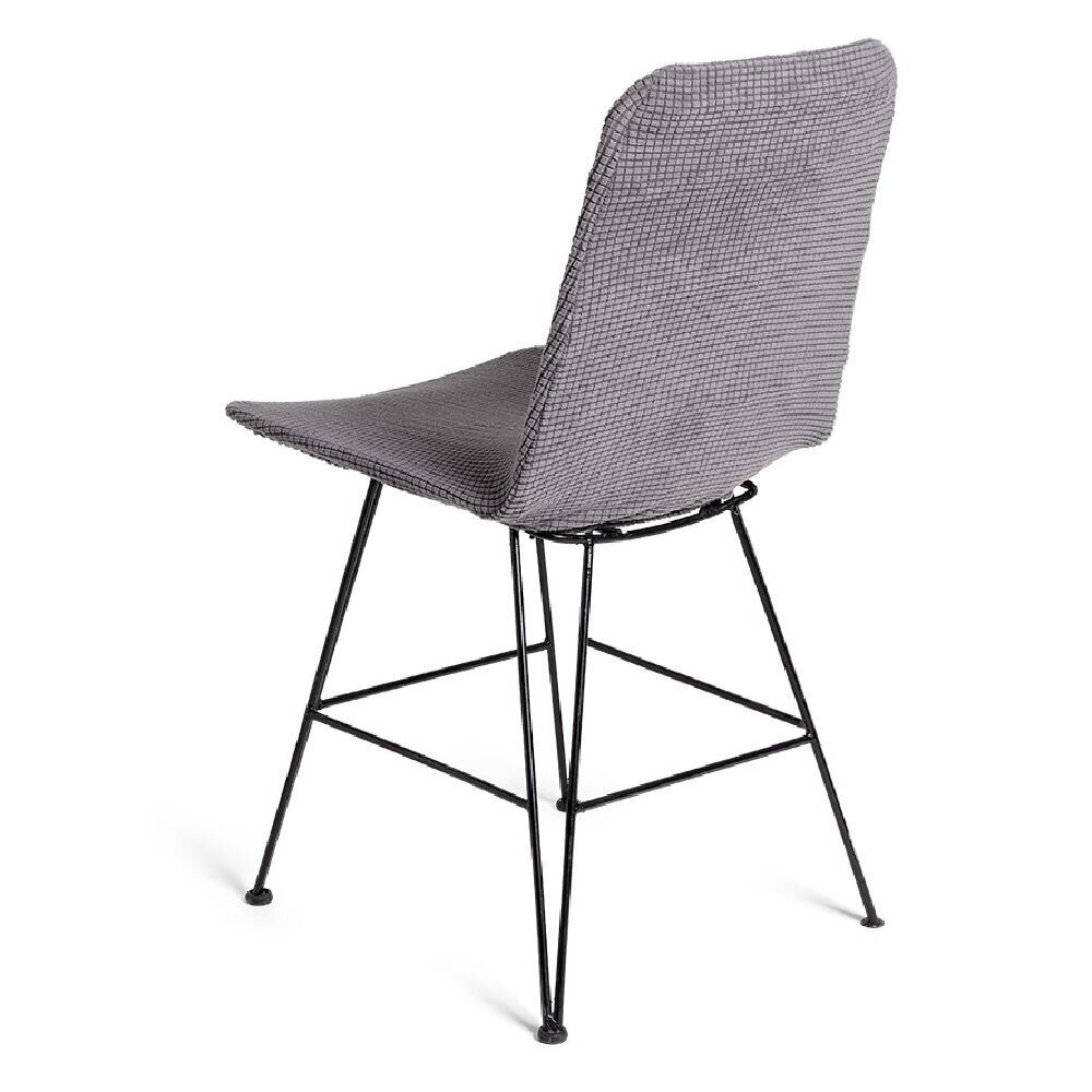 Housse de chaise longue extensible grise L44xP39XH91cm