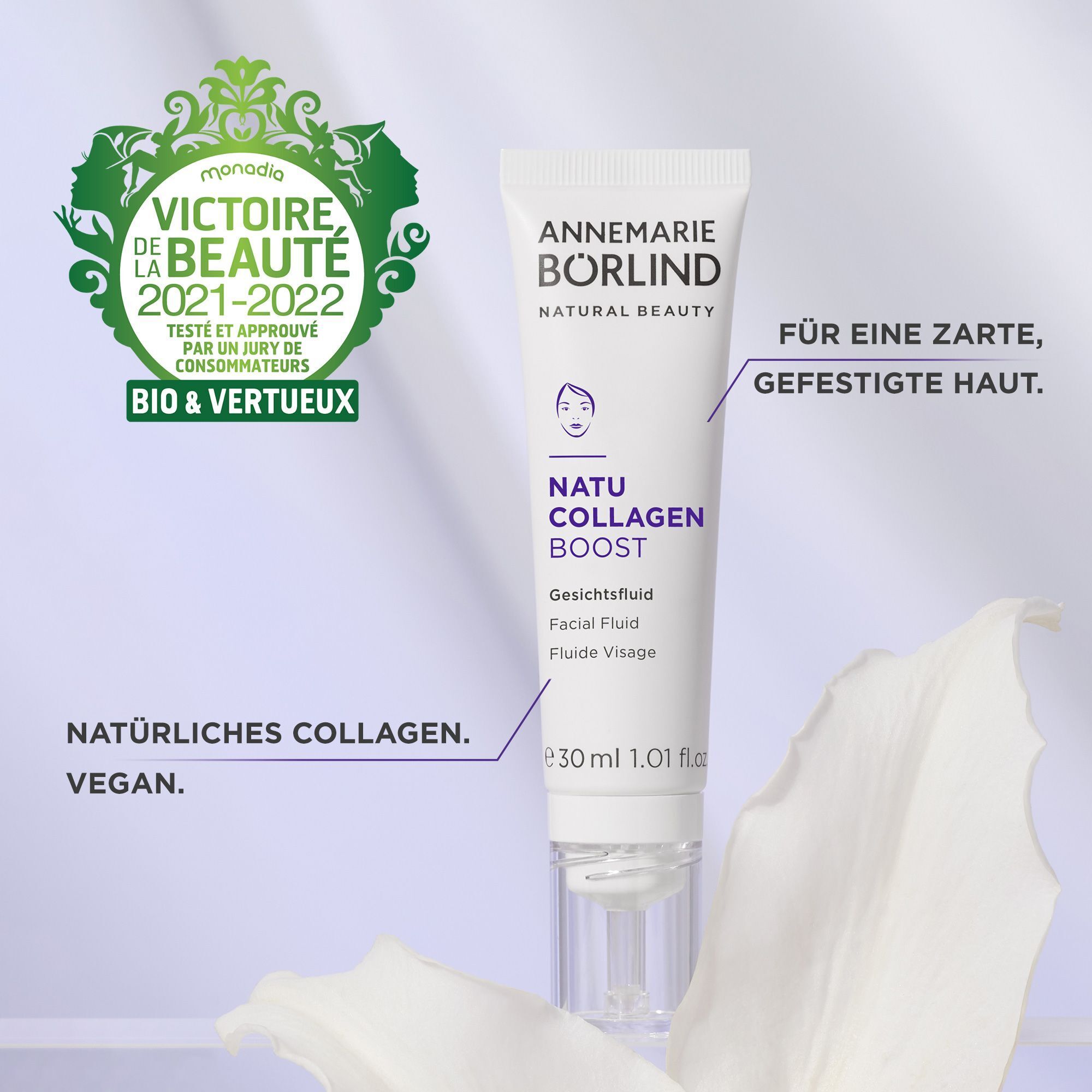 ANNEMARIE BÖRLIND NATU COLLAGEN BOOST Gesichtsfluid
