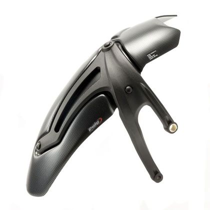 Garde boue Puig avec support aluminium - Noir
