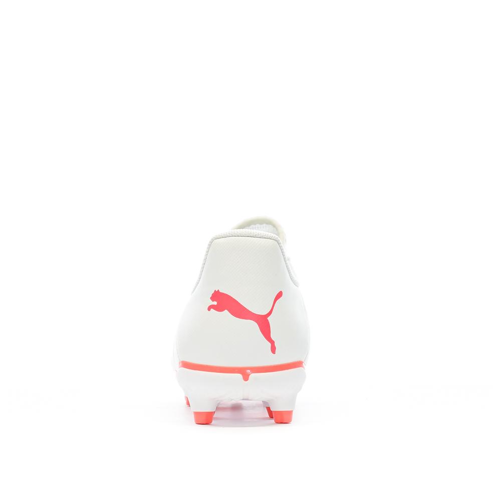 Puma Chaussures de foot Blanc/Rose Enfant Puma Future Play FG