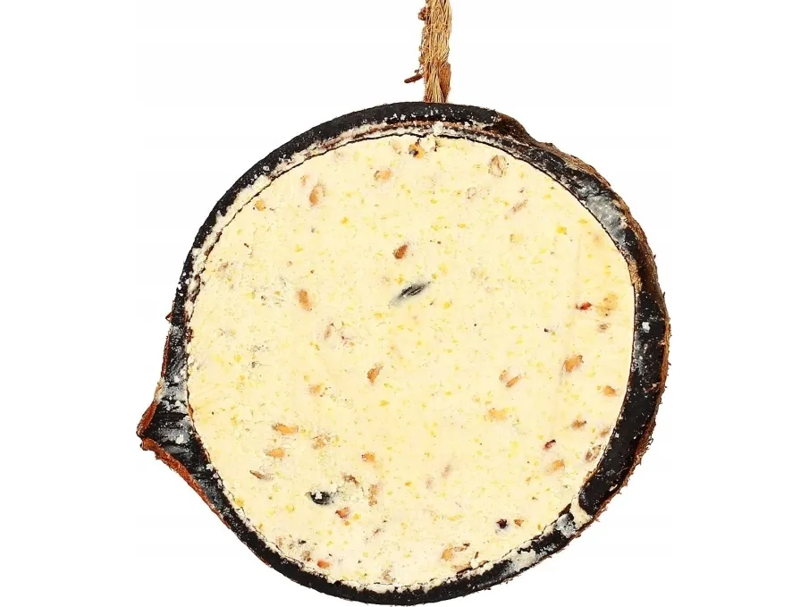 Garden&Fun Fedtfoder til fritlevende fugle i kokosnøddehalvdel, 200g