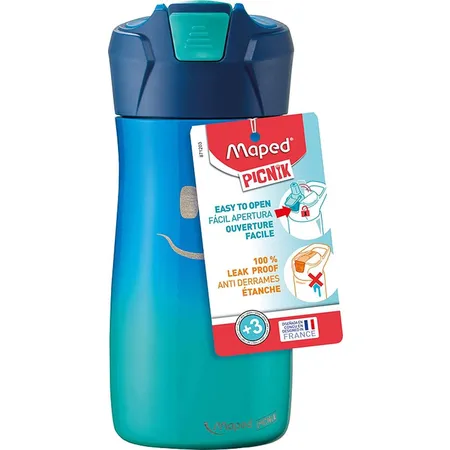 Maped PICNIK - Edelstahl-Trinkflasche CONCEPT KIDS - 430 ml - blau