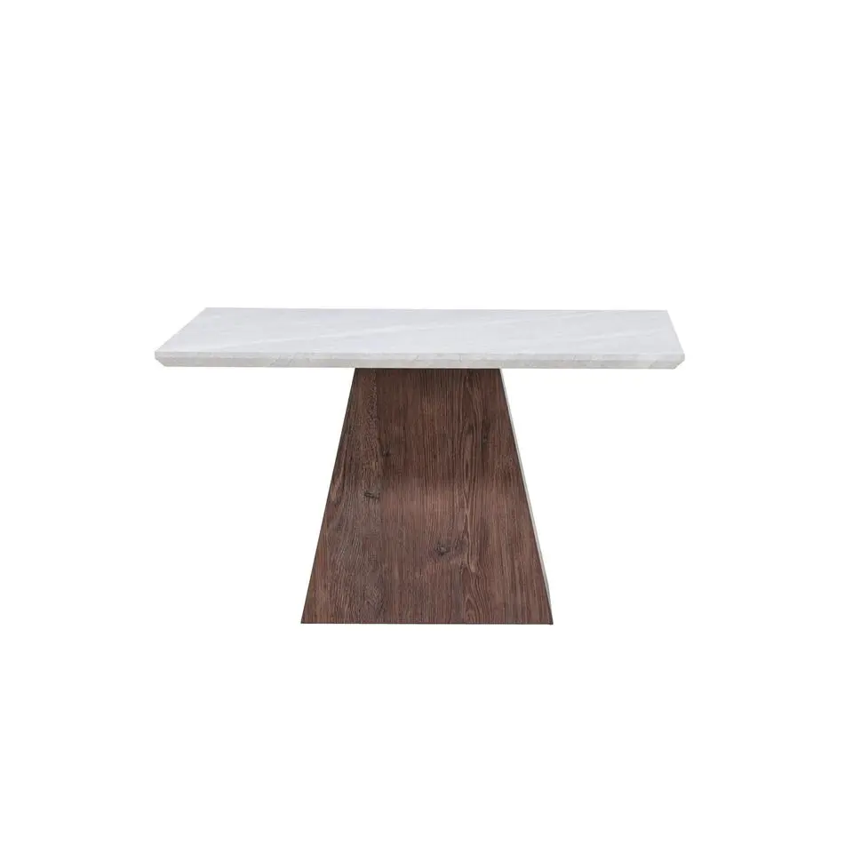 Salontafel Vierkant - Lichtgrijs MDF - 80x80x45cm - Cael