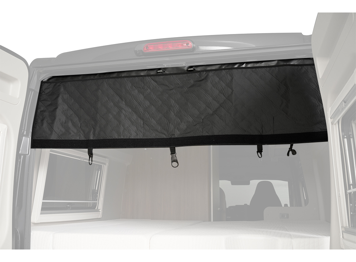 Hindermann Heck Unit Fiat Ducato 290-serie vanaf 2014 buscamper opbergvak - black