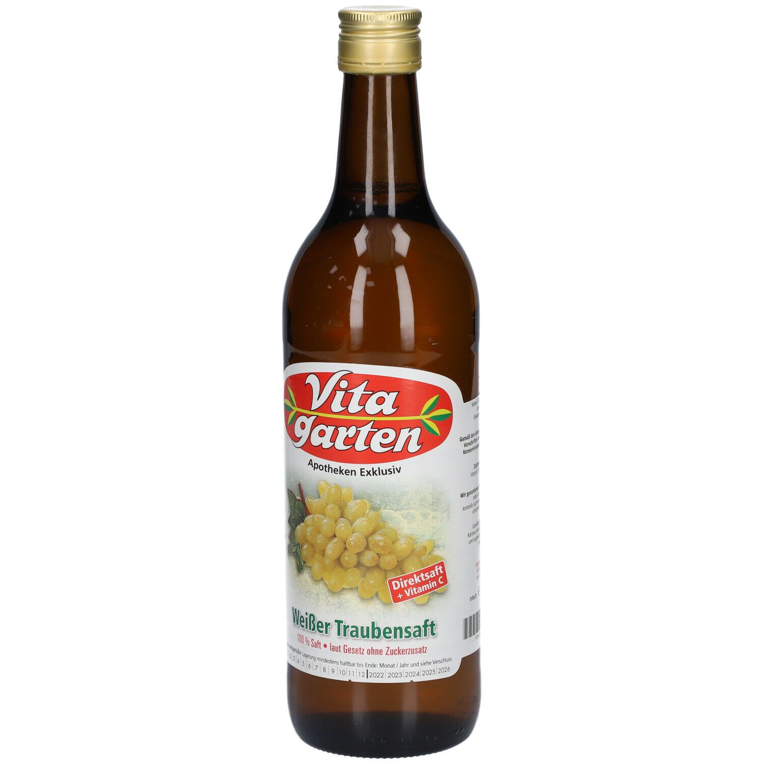 Vitagarten weisser Trauben Saft