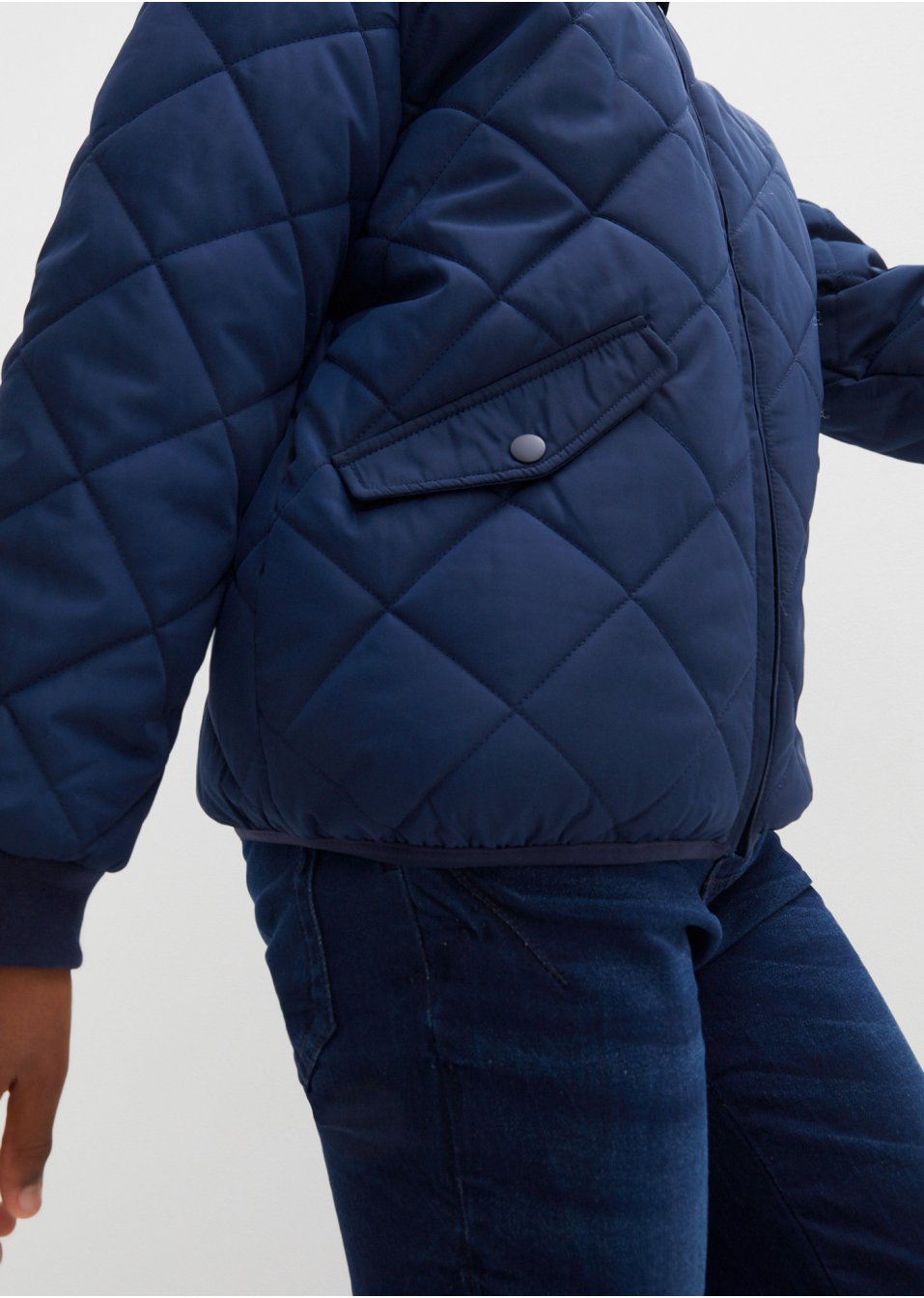 Veste matelassée garçon à motif losange