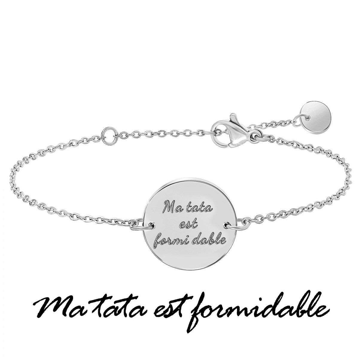 Ma tata est formidable - Bracelet SC Crystal