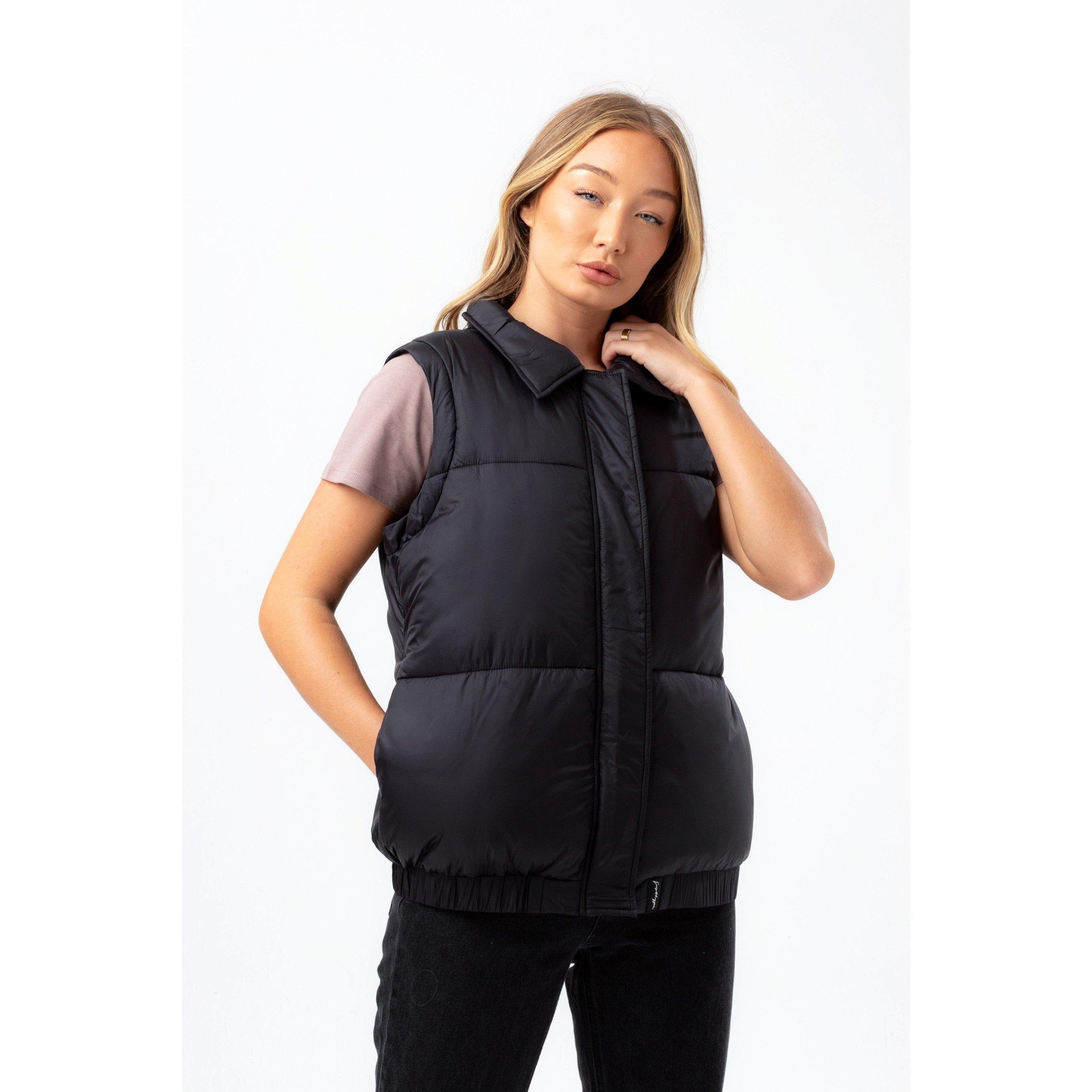 Hype Scribble Sleeveless Jacket Womens