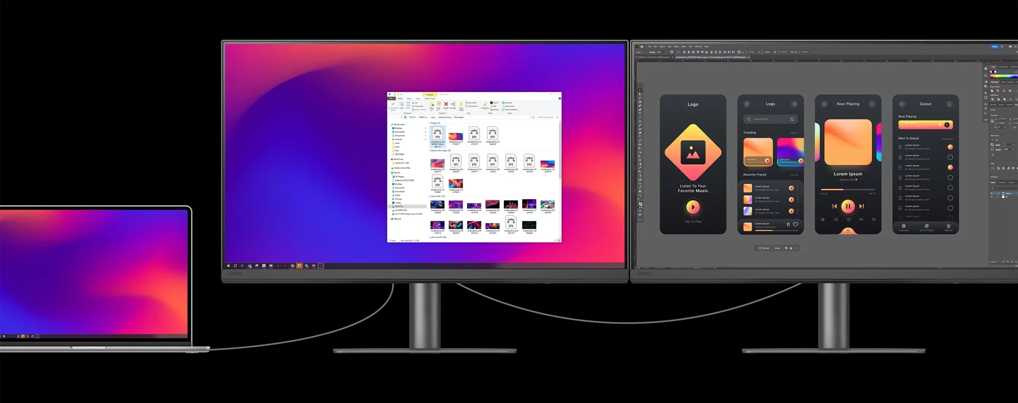 BenQ DesignVue PD2706QN Écrans de bureau et professionnels