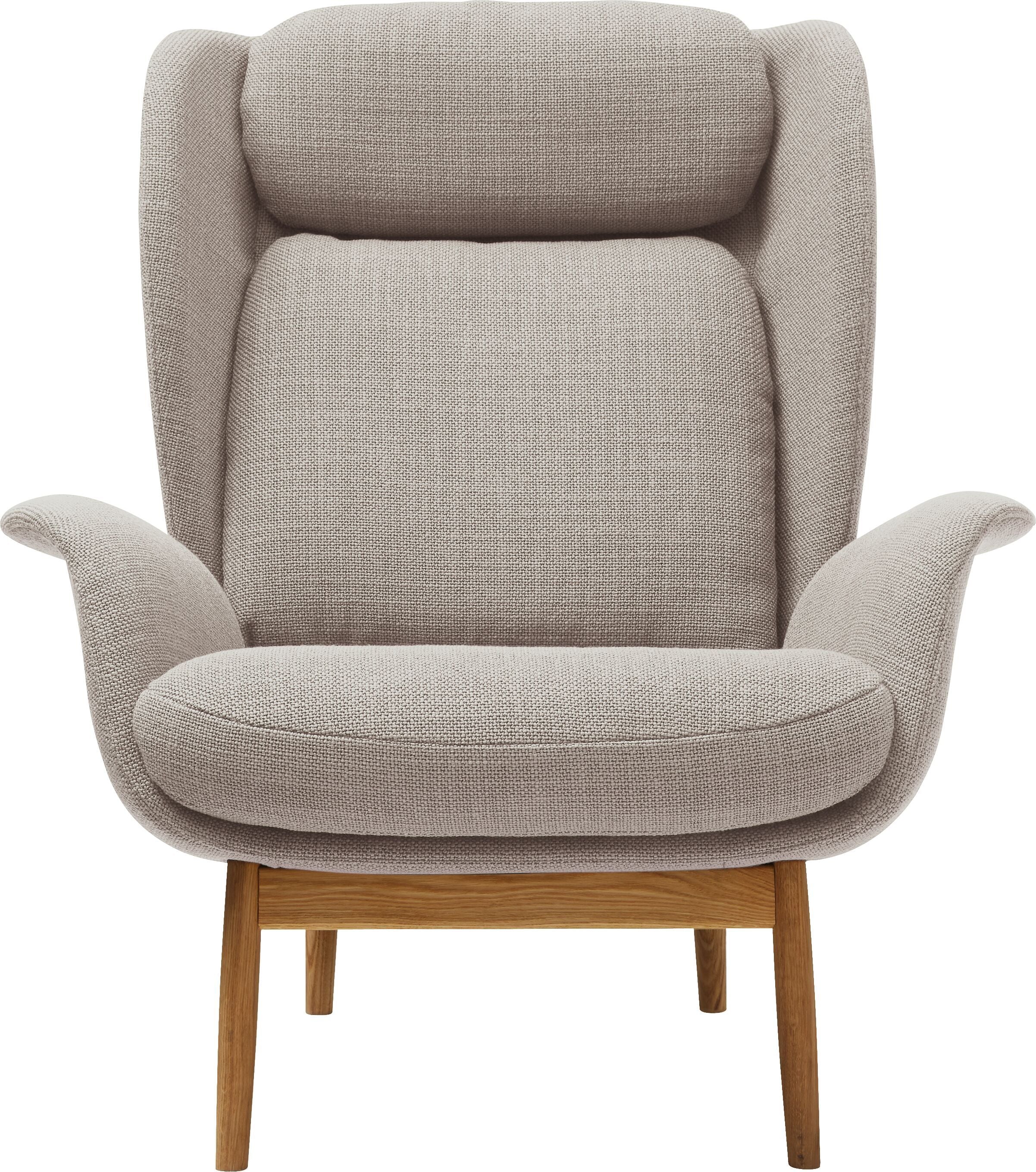 FRITZ Hocker - Beige / B: 93.0 cm x T: 90.0 cm x H: 102.0 cm