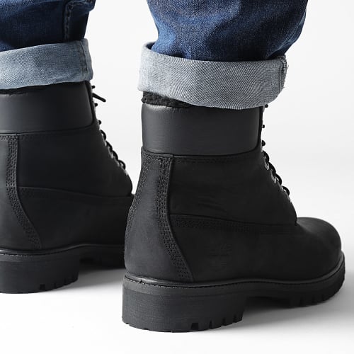 Boots Timberland Premium 6 Inch Waterproof Warmlined A2E2P Black Nubuck