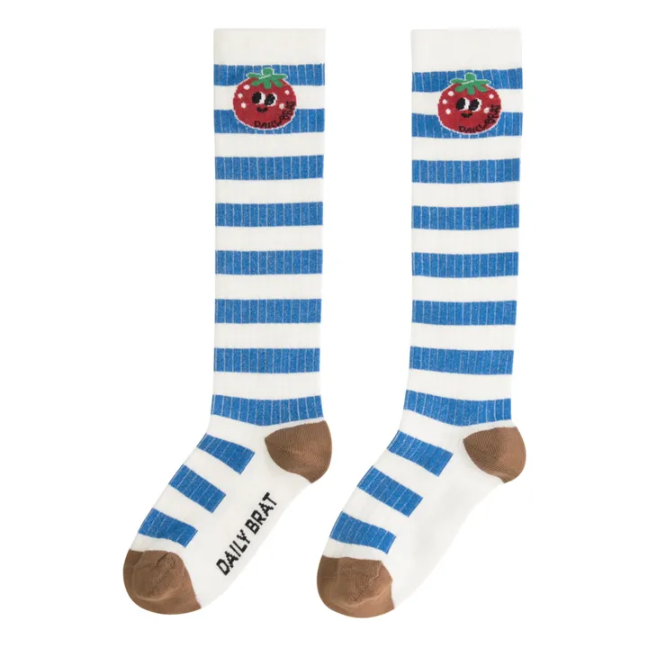 Daily Brat Chaussettes Very Berry | Bleu