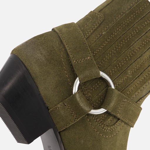 Cellini Cowboylaarzen groen Suede
