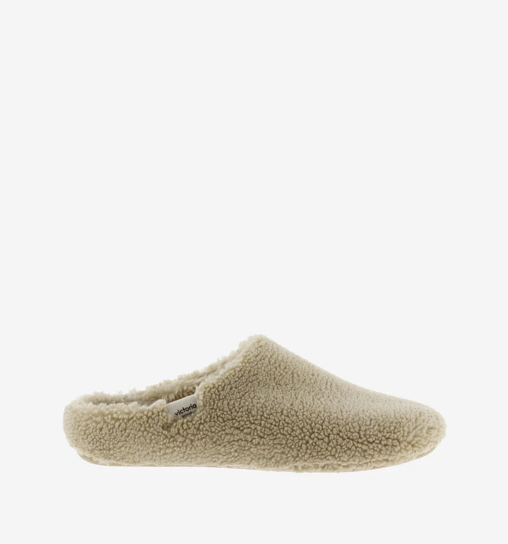 NORTE FAUX SHEARLING SLIPPERSBEIGE