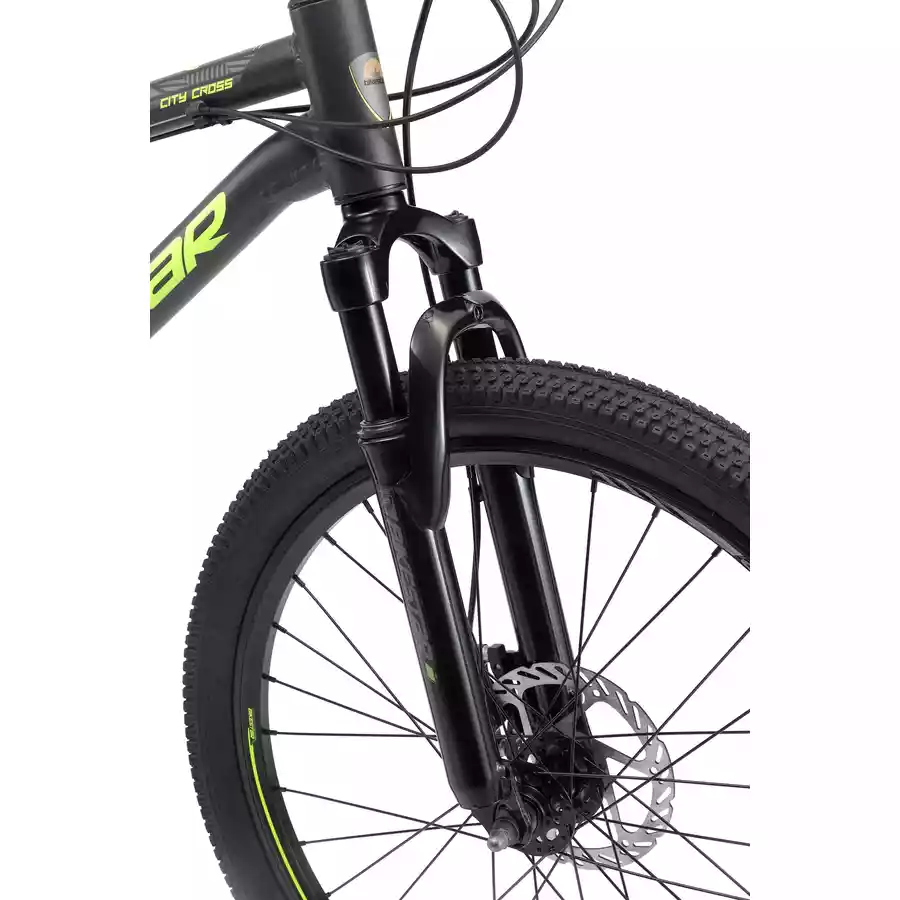 Bikestar Kinderrad Fully MTB Alu 24 Zoll schwarz