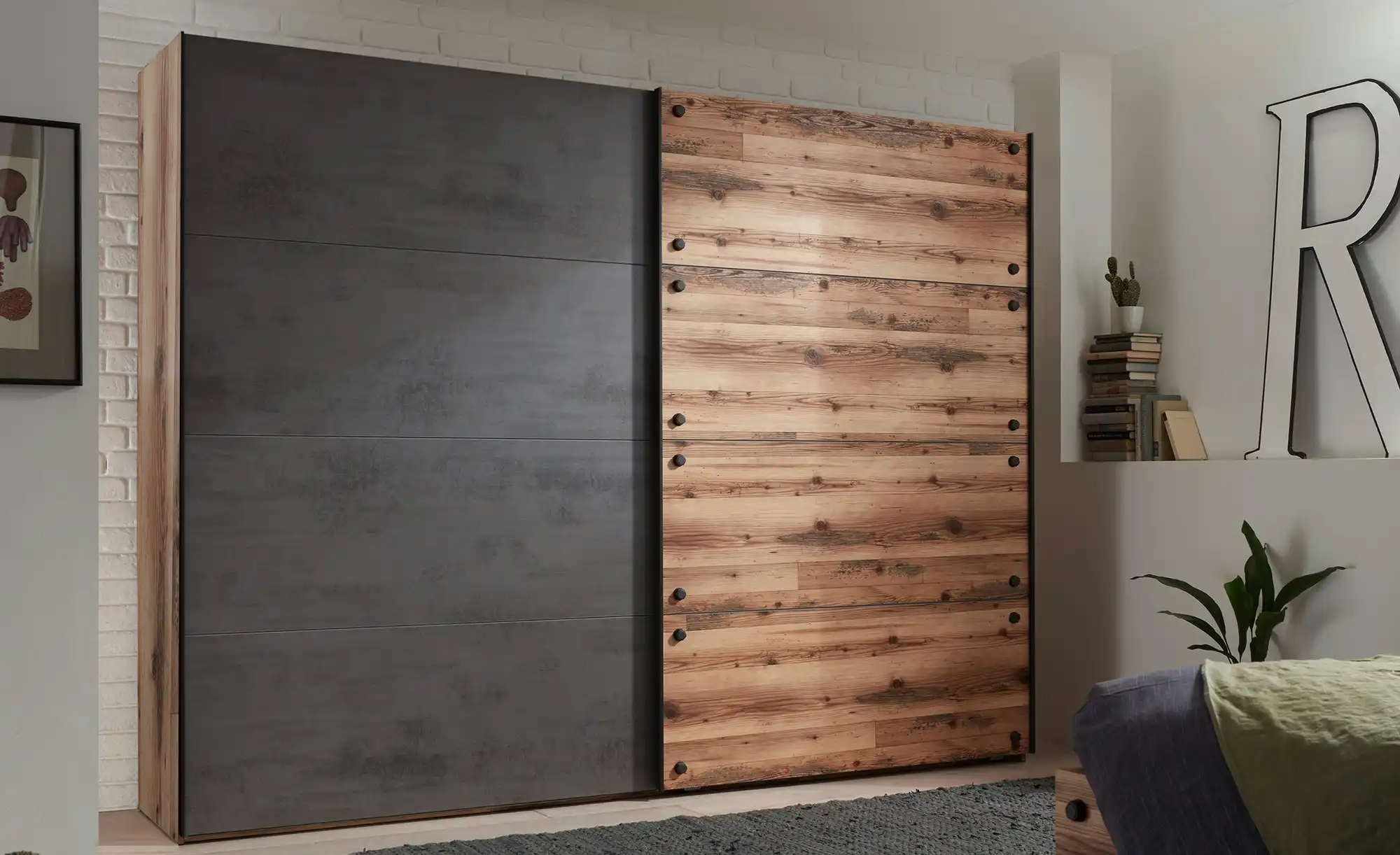 Schwebetürenschrank, 2 -türig Liverpool