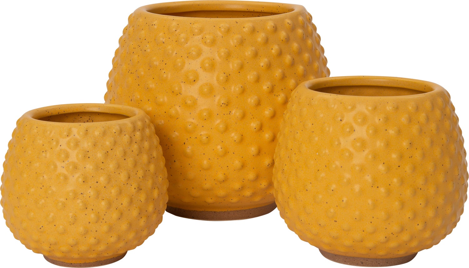 Intratuin bloempot Din geel D 13,5 H 12 cm